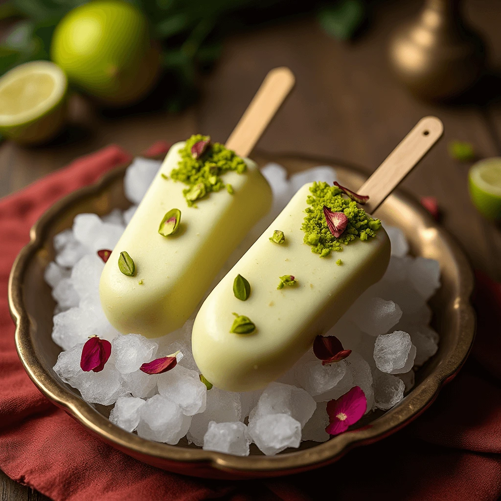 Refreshing kulfi dessert made from reduced milk, perfect for summer.