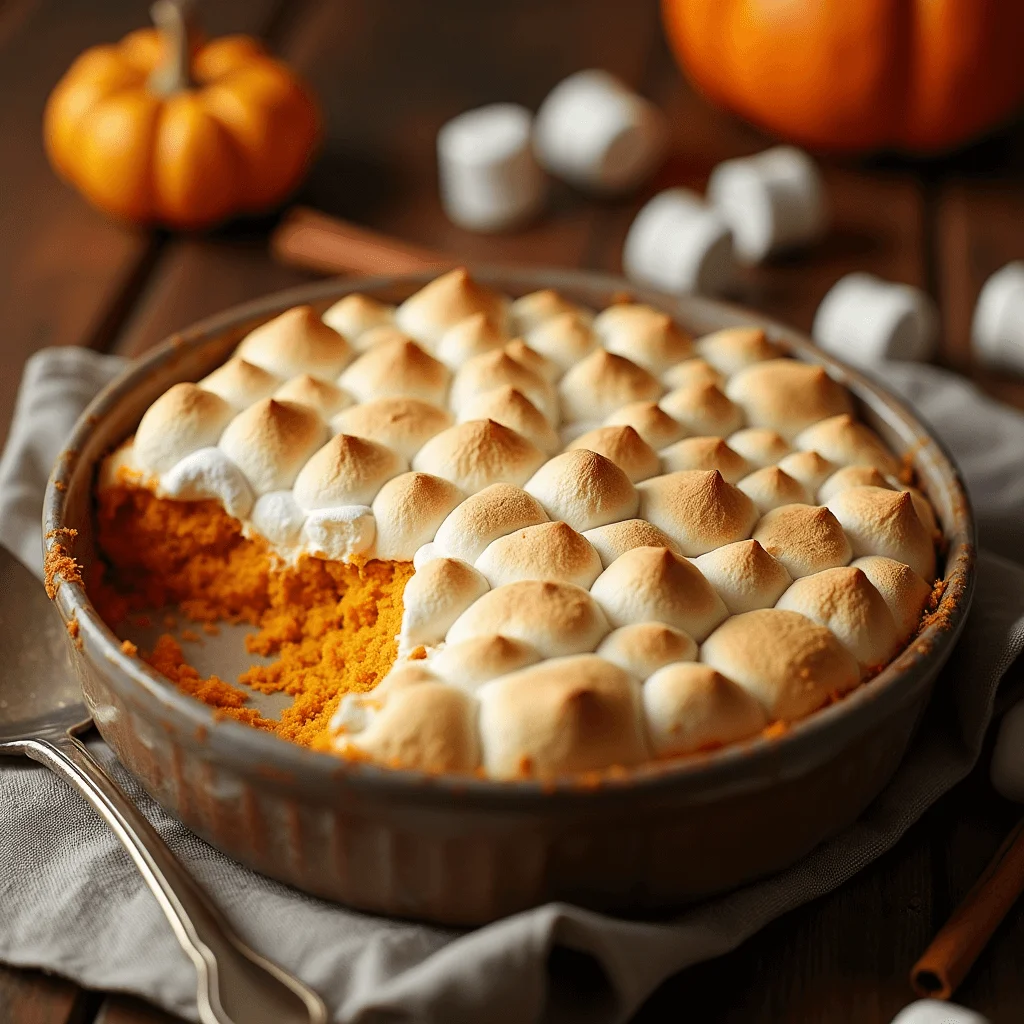 Best Sweet Potato Soufflé with Marshmallows: A fluffy and flavorful dish topped with toasted marshmallows, perfect for any occasion.